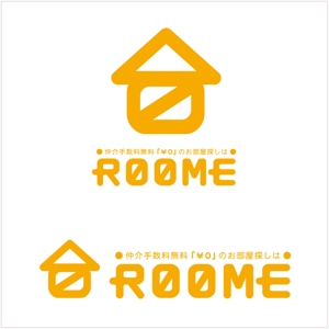 T3 (tan333)さんの不動産サイト「ROOME」のロゴへの提案