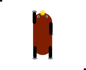 デザイン工房　初咲 (hatsuzaki)さんの「地底人」のキャラクター制作　（商品化予定）への提案