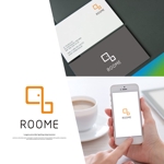 はなのゆめ (tokkebi)さんの不動産サイト「ROOME」のロゴへの提案