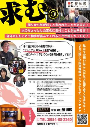 ナカザワフミ (Bububunbun)さんの田舎の旅館の　社員・パートさんの募集チラシへの提案