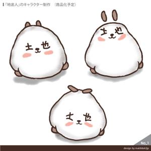 さんの「地底人」のキャラクター制作　（商品化予定）への提案