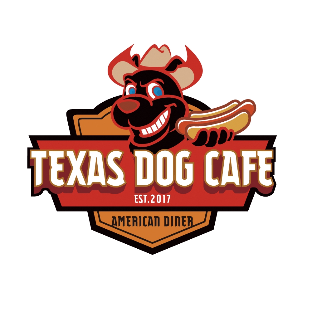 アメリカンスタイルのサンドイッチ/ホットドッグ　TEXAS DOG CAFE のロゴ