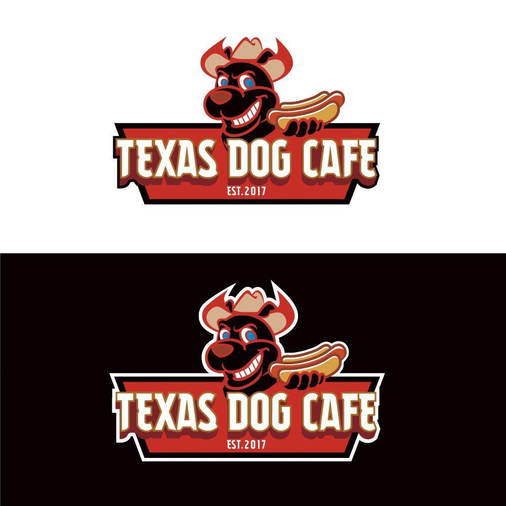 アメリカンスタイルのサンドイッチ/ホットドッグ　TEXAS DOG CAFE のロゴ