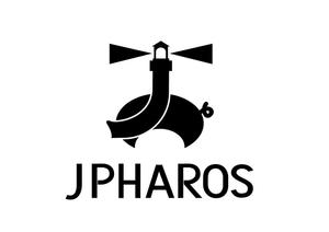 リオングラフィカ (shibazakura)さんの灯台と豚をモチーフにした「㈱ジェイファロス」の会社ロゴへの提案