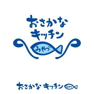 nekofuさんの道の駅の新施設「おさかなキッチンみやづ」のロゴへの提案