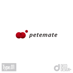 DECO (DECO)さんのIT個人事業「petemate」のロゴ作成依頼への提案