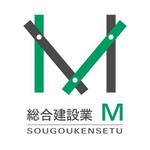 オガワユウキ (ogaki)さんの「総合建設業　Ｍ」のロゴ作成への提案