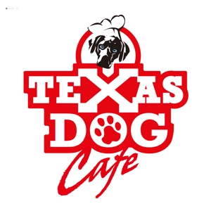 S.H.A.D.O. (shado_toy)さんのアメリカンスタイルのサンドイッチ/ホットドッグ　TEXAS DOG CAFE のロゴへの提案