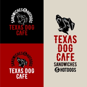 donovan (donovan)さんのアメリカンスタイルのサンドイッチ/ホットドッグ　TEXAS DOG CAFE のロゴへの提案