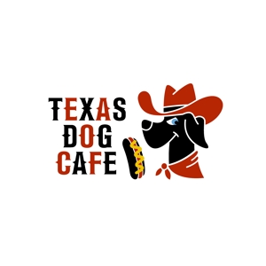 himagine57さんのアメリカンスタイルのサンドイッチ/ホットドッグ　TEXAS DOG CAFE のロゴへの提案