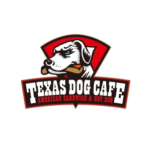 TIHI-TIKI (TIHI-TIKI)さんのアメリカンスタイルのサンドイッチ/ホットドッグ　TEXAS DOG CAFE のロゴへの提案