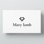 YOO GRAPH (fujiseyoo)さんのアパレルブランド【Mary Lamb】メアリーラムのロゴ作成」への提案