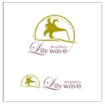 浅野兼司 (asanokenzi)さんのネイルサロン　Ｌｉｌｙ　wave　の　ロゴとタイトへの提案