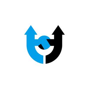 atomgra (atomgra)さんの「業務提携」【協力】のロゴ作成（イメージは握手してる感じ）への提案