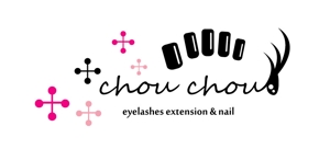 sunny0927graphic (boui)さんのまつ毛エクステンション・ネイルの店舗「+chou chou」のロゴ作成への提案