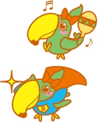 loveinko (loveinko)さんの池袋ヲタクバー「バナナボンゴ」のキャラクター（ゆるキャラ）デザインへの提案