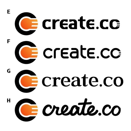 quatreさんの「create.co.」のロゴ作成への提案