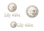 all-e (all-e)さんのネイルサロン　Ｌｉｌｙ　wave　の　ロゴとタイトへの提案