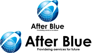 中津留　正倫 (cpo_mn)さんのシステムサポート等の新会社「After Blue 株式会社」のロゴへの提案