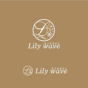 Mac-ker (mac-ker)さんのネイルサロン　Ｌｉｌｙ　wave　の　ロゴとタイトへの提案