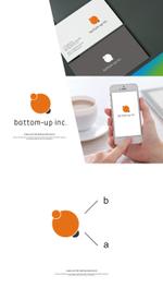 はなのゆめ (tokkebi)さんのボトムアップ株式会社のロゴ制作への提案