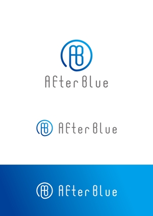 青山 (wwkenww)さんのシステムサポート等の新会社「After Blue 株式会社」のロゴへの提案
