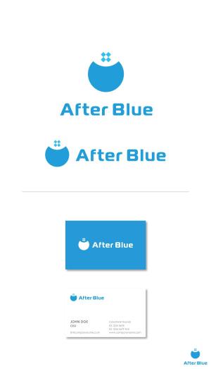 takudy ()さんのシステムサポート等の新会社「After Blue 株式会社」のロゴへの提案