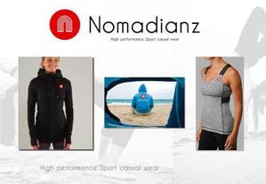 sakanouego (sakanouego)さんのスポーツブランド「Nomadianz 」のロゴ作成への提案