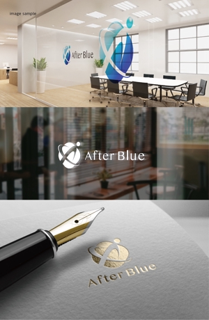 トリニータ ()さんのシステムサポート等の新会社「After Blue 株式会社」のロゴへの提案
