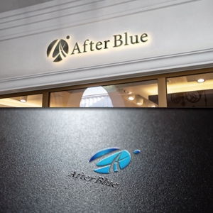 late_design ()さんのシステムサポート等の新会社「After Blue 株式会社」のロゴへの提案