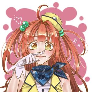 ささきりんく ()さんの人差し指で鼻の下をこするバスガイドさんのイラスト制作への提案