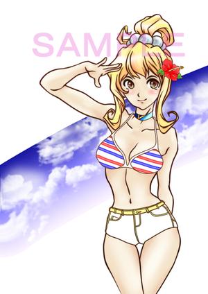 美香+ (mizuki-daisuki)さんの外国人向けにパチンコの遊び方を紹介している自社Webサイトのキャラクターデザインへの提案