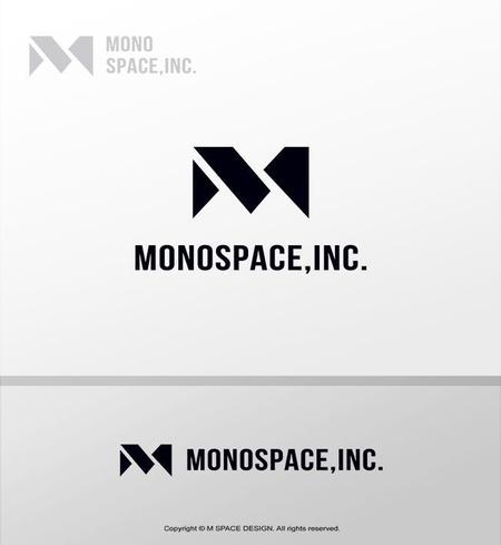 m-spaceさんのクリエイティブチーム「MONOspace」の企業ロゴへの提案