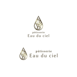 Yolozu (Yolozu)さんの洋菓子店 「Eau du ciel」のロゴへの提案
