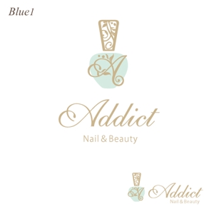 ナカムラ*コウ (studioWB)さんのネイルサロンのロゴ　　Nail＆Beauty　Addictへの提案