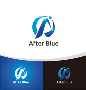 Cezanne (heart)さんのシステムサポート等の新会社「After Blue 株式会社」のロゴへの提案