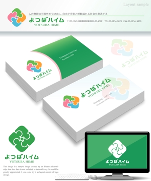 Mizumoto (kmizumoto)さんの知的障害者グループホーム「よつばハイム」のロゴへの提案