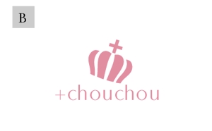 acve (acve)さんのまつ毛エクステンション・ネイルの店舗「+chou chou」のロゴ作成への提案