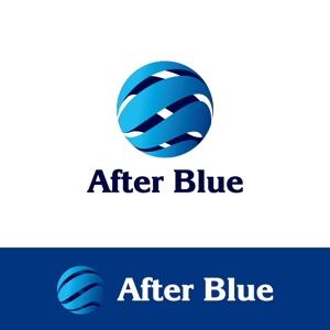 DOOZ (DOOZ)さんのシステムサポート等の新会社「After Blue 株式会社」のロゴへの提案