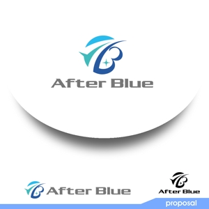 ark-media (ark-media)さんのシステムサポート等の新会社「After Blue 株式会社」のロゴへの提案