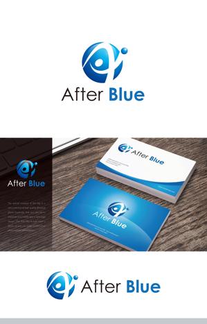 forever (Doing1248)さんのシステムサポート等の新会社「After Blue 株式会社」のロゴへの提案