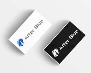 Okumachi (Okumachi)さんのシステムサポート等の新会社「After Blue 株式会社」のロゴへの提案