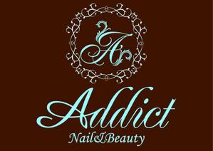さんのネイルサロンのロゴ　　Nail＆Beauty　Addictへの提案