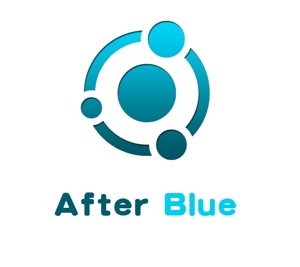 ぽんぽん (haruka322)さんのシステムサポート等の新会社「After Blue 株式会社」のロゴへの提案