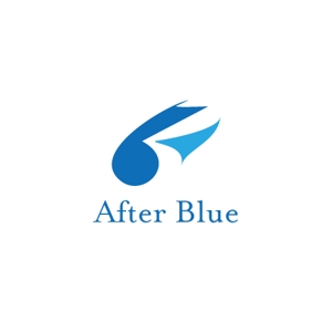 さんのシステムサポート等の新会社「After Blue 株式会社」のロゴへの提案