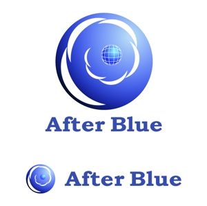 MacMagicianさんのシステムサポート等の新会社「After Blue 株式会社」のロゴへの提案