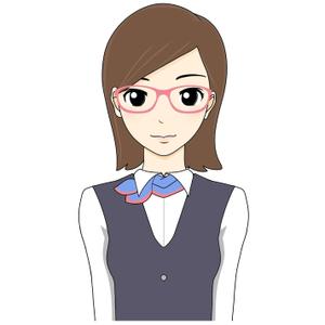 E.crayon (yuuuuuu_ecolibra)さんのやり手の女性営業社員（20代後半〜30代前半くらい）のチャットアイコン用キャラクターデザインへの提案