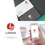はなのゆめ (tokkebi)さんの財務・税務のコンサルティング会社「LiONAS」のロゴへの提案