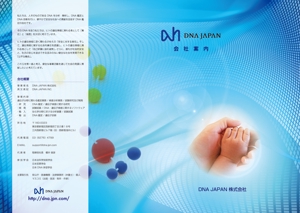 CHAR (char_oku)さんのDNA研究所の「DNA JAPAN株式会社」のパンフレット作成への提案