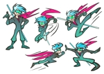 Zun_Mama (Zun_Mama)さんの忍者のキャラクターデザインへの提案